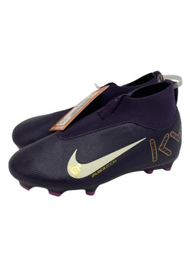Used Nike ZOOM SUPERFLY 10 ACADEMY Soccer Cleats Purple Junior 03 11692-S000158079
