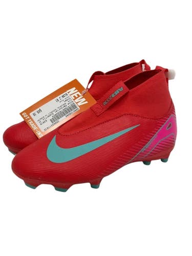Used Nike MERCURIAL SUPERFLY 10 ACADEMY Soccer Cleats Pink Junior 01 11692-S000158080