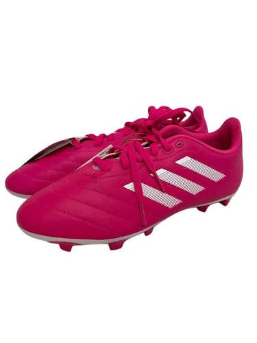Used Adidas GOLETTO VIII Soccer Cleats Pink And White Junior 05 11692-S000158082