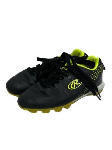 Used Rawlings BB/SB CLEATS BB/SB Cleats Black Youth 11.0 11692-S000158096