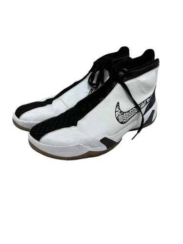 Used Nike HERITAGE N7 Basketball Shoes M White Senior 14 11692-S000158105