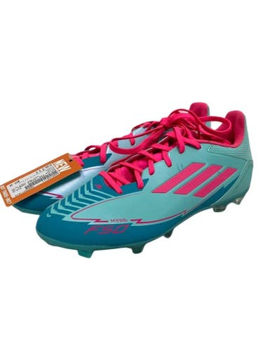 Used Adidas F50 LEAGUE MESSI Soccer Cleats Carolina Blue And Pink Senior 9.5 11692-S000158111