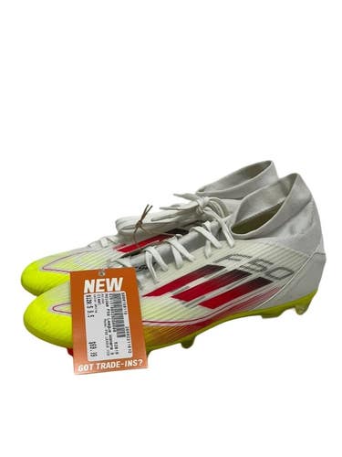 Used Adidas F50 LEAGUE MID Soccer Cleats White Senior 9.5 11692-S000158119