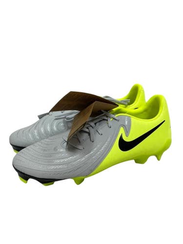 Used Nike PHANTOM GX II ACADEMY Soccer Cleats Yellow And Grey Senior 7.5 11692-S000158133