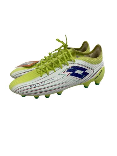 Used Lotto SOLISTA 200 VIII Soccer Cleats White And Green Senior 9 11692-S000158150