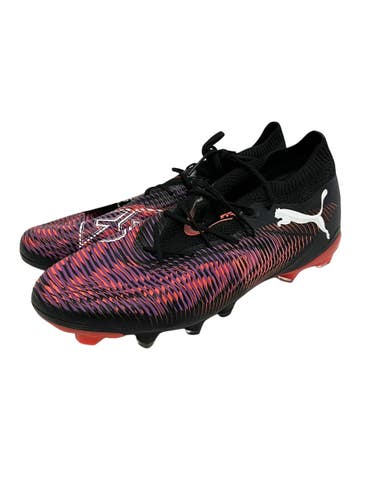 Used Puma FUTURE 8 MATCH Soccer Cleats Black And Purple Senior 9 11692-S000158162