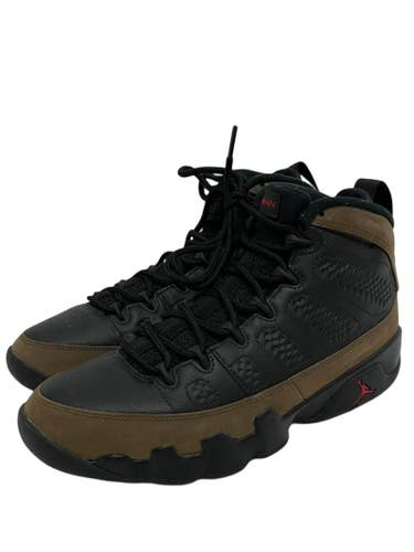 Used Jordan RETRO 9 OLIVE Basketball Shoes M Black Senior 8 11692-S000158168