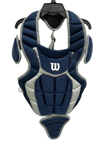 Used Wilson C200 7-12 Catchers Helmet w/Mask Navy Blue One Size 11692-S000158185