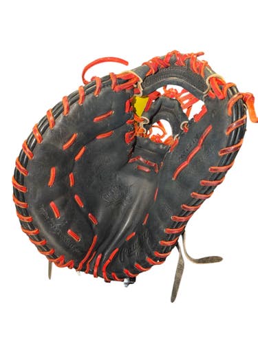 Used Rawlings HEART OF THE HIDE CMHCB2-21 BB/SB First Base LH Throw Black 12 3/4" 11937-S000092190