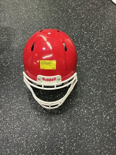 Used Riddell SPEED YOUTH FB Helmet Red LG 10743-S000492667
