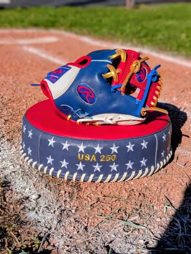Rawlings Heart of the Hide PRO200TR-2 9.5"  Infielders Glove Custom Relace