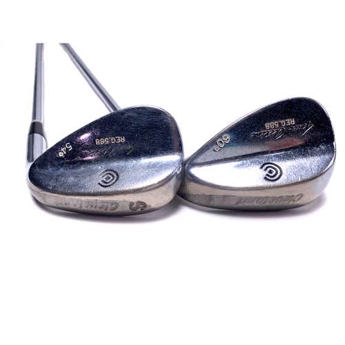 Cleveland 588 Wedge Set 54* | 60* True Temper Wedge Steel Mens RH