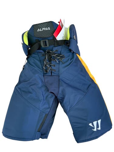 Warrior Alpha Atlanta Gladiators Pro Stock Hockey Pants Medium Navy (New) 3412