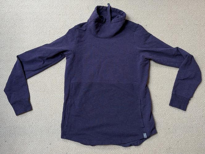 LL Bean Long Sleeve Turtle Sweatshirt, Purple, S Tall