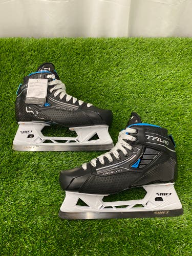 True Catalyst 7x4 Hockey Goalie Skates | Senior Size 8.5 (Wide)