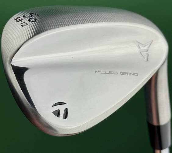 TaylorMade Milled Grind Chrome Sand SW Wedge 56-12* Steel KBS RH MINT!