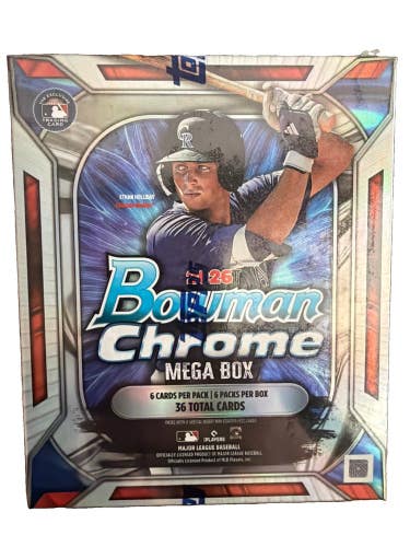 2026 TOPPS BOWMAN CHROME MEGA Box (Sealed}