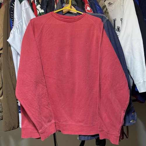 Vintage Y2K Nike Silver Tag Swoosh Crewneck Monochrome Check Sweatshirt Mens XXL