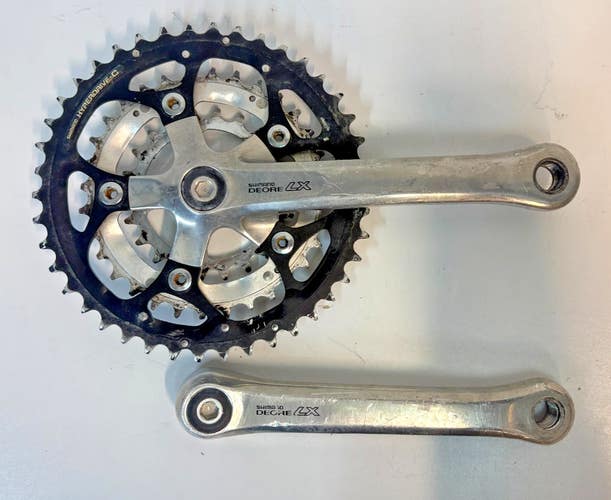 Vintage Shimano Deore LX FC-M563 170mm 44/32/22 Aluminum Mtn Bike Crankset