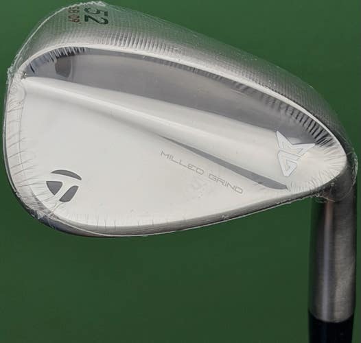 TaylorMade Milled Grind Chrome Gap GW Wedge 52-09* Steel KBS Tour 105 RH NEW!