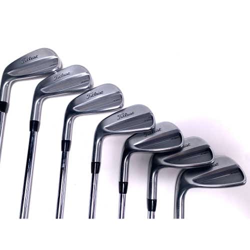 LEFTY Titleist T150 2025 Iron Set 4-PW True Temper AMT Black Stiff Steel Mens LH