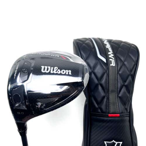LEFTY Wilson DYNAPWR Carbon Driver 9* HZRDUS 6.0 Black 60g Stiff LH HC NEW