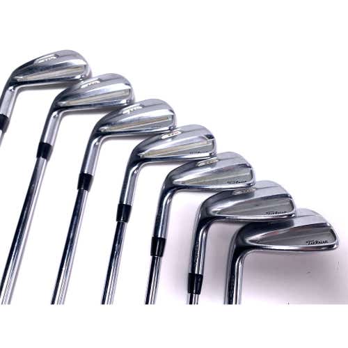 LEFTY Titleist T100S 2021 Iron Set 4-PW KBS Tour Stiff Steel Mens LH