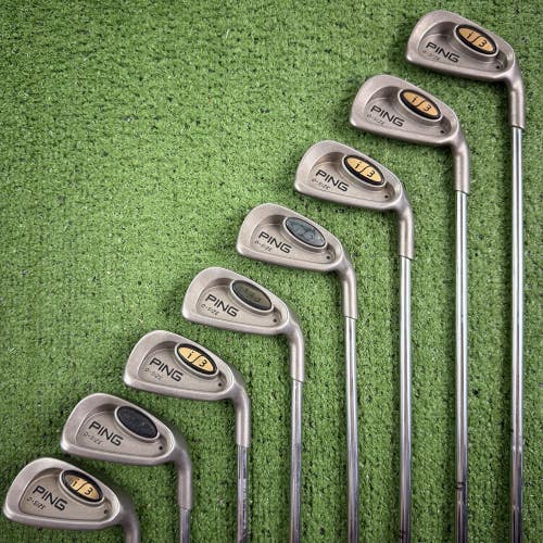 Ping i3 O-Size Iron Set 3-PW Black Dot JZ Cushin Stiff Flex Steel