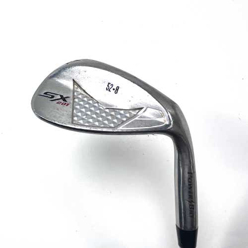 Powerbilt SX 201 Wedge Gap Wedge GW 52* 8 Bounce SX 201 Wedge Steel Mens RH