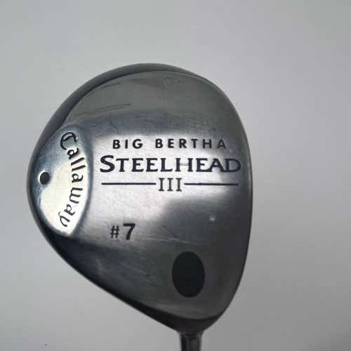 Callaway Steelhead III 7 Fairway Wood 21* System III Ladies Graphite Womens RH