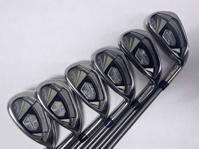 Callaway Rogue X Iron Set 6-PW+AW AeroTech SteelFiber i80 Regular RH