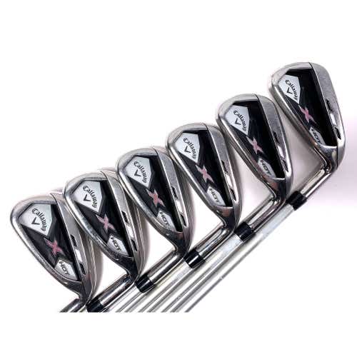 Callaway X Hot Womens 2013 Iron Set 5-PW 50g Ladies Graphite Womens RH