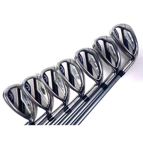 Callaway Mavrik Iron Set 6-PW+AW+SW Project X Catalyst 6.0 75g Stiff RH