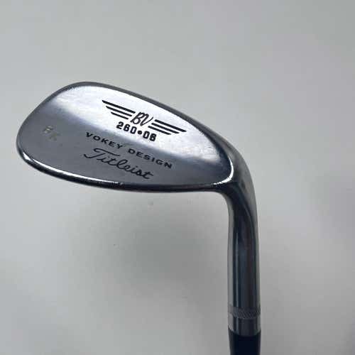 Titleist Vokey Chrome 200 Lob Wedge LW 60* 8  True Temper Dynamic Gold Wedge RH