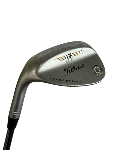 Men's Titleist BV SM4 56-11 Vokey Left Hand Wedge 56 Degree Steel Shaft (Used)