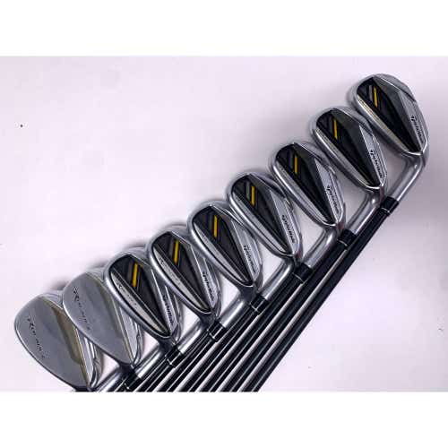 TaylorMade RocketBladez Iron Set 4-PW+AW+SW RocketFuel 65g Regular RH