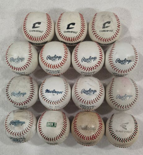 Baseballs (little soft) 11 pack (Used)