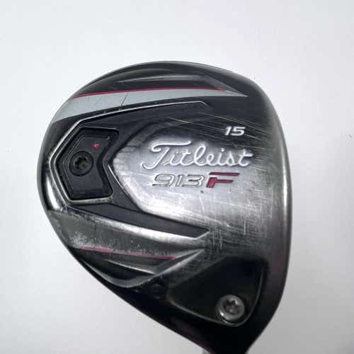 Titleist 913 F 3 Fairway Wood 15* Mitsubishi Rayon Bassara 55 Hi 55g Stiff RH