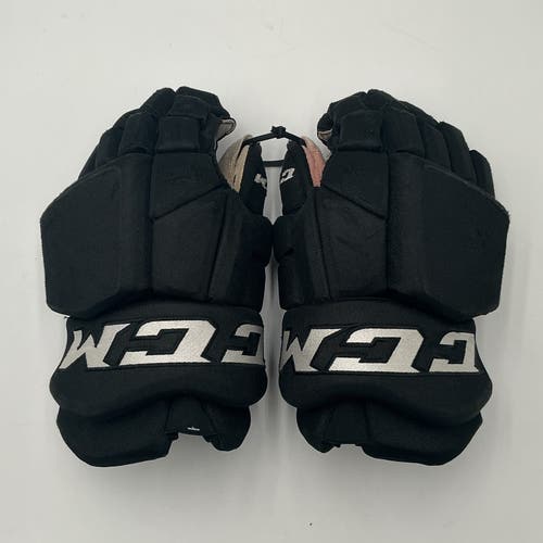 Used Charlotte Checkers CCM 14" Pro Stock HGTKPP Gloves