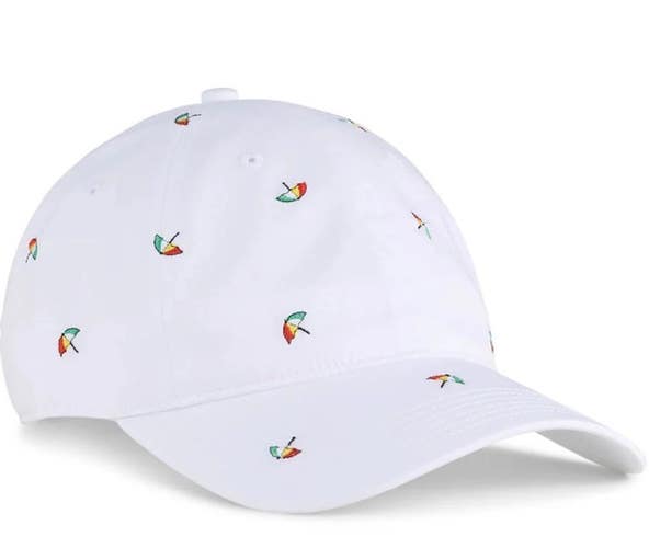 Puma X AP Umbrella Dad Cap Hat Color: White Glow NEW!
