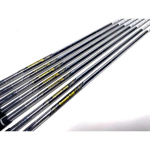 True Temper Dynamic Gold S300 Stiff Iron Set of 7 Shafts 34.25''-37.25''- 0.355