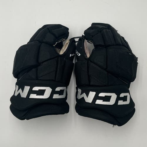 Used Black Charlotte Checkers CCM 14" Pro Stock HGPJSPP Gloves