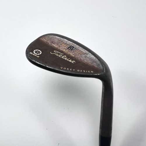 Titleist SM4 Raw Lob Wedge LW 60* 7 Bounce KBS Hi-Rev Wedge Steel Mens RH