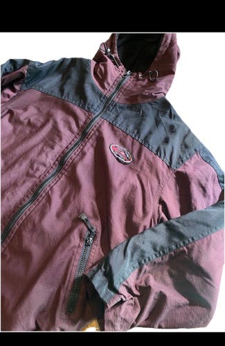 Vintage y2k Adult Medium Quicksliver Jacket reversible
