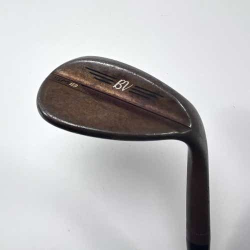 Titleist Vokey SM8 Raw Lob Wedge LW 60* 12 Bounce D-Grind KBS Wedge RH -1/2''