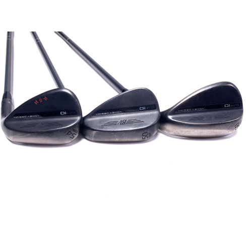 Titleist Vokey SM10 Jet Black Wedge Set 50* 8 | 54* 8 | 58* 12 Senior RH