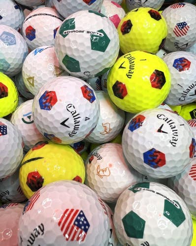 36 Near Mint AAAA Callaway Chrome Soft Truvis Used Golf Balls...Asst. Pix