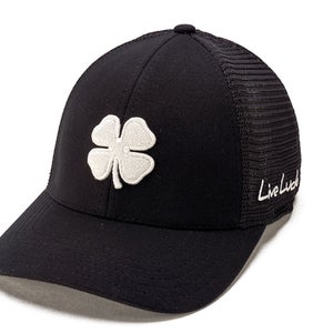 NEW Black Clover Live Lucky Perfect Luck #24 Heather Black Fitted S/M Golf Hat