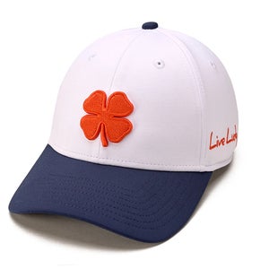 NEW Black Clover Live Lucky Premium Clover #173 White Fitted S/M Golf Hat