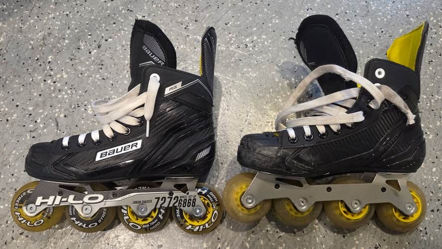 Bauer RS Inline Skates Regular Width Size 4 (Used)